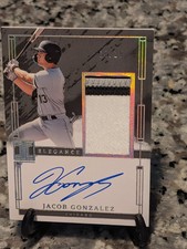 2024 Impeccable Jacob Gonzalez RC Jersey Patc...