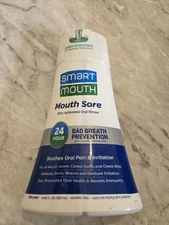 SmartMouth Activated Dual-Solution Mouth Sore Rinse Mouthwash Cool Mint