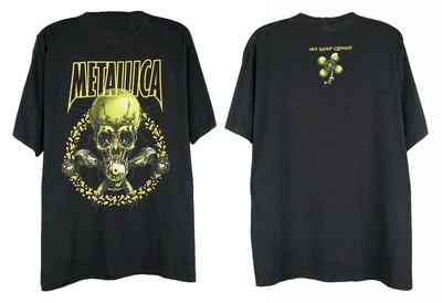 NEW 2000 Metallica Pushead t-shirt No Leaf Clover T-shirt REPRINT Size S-5XL