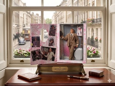1995 Mattel Hollywood Legends Collection: Ken as Professor Henry Higgins W/Box