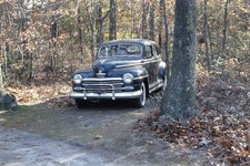 1947 Or 1948 Plymouth Special De Luxe Four-door Sedan 1950s 35mm Slide 1947 Or 1948 Plymouth Special De Luxe Four-door Sedan 1950s 35mm Slide