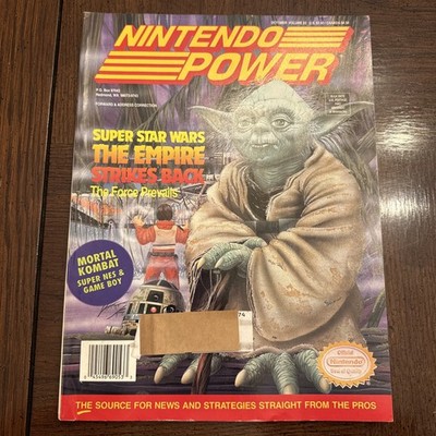 Nintendo Power Mag Vol 53 Super Star Wars Oct 1993 Secret of Mana Poster &Cards 