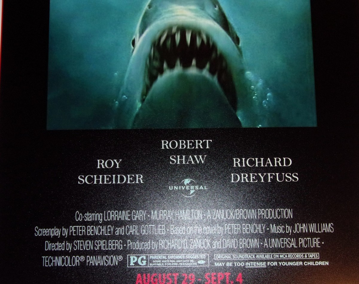 JAWS ('75) Film Steven Spielberg 2025 IMAX Poster - 50th
