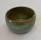 Vintage Frankoma Pottery 504 Miniature Open Sugar Bowl 2 3/4” Prairie Green