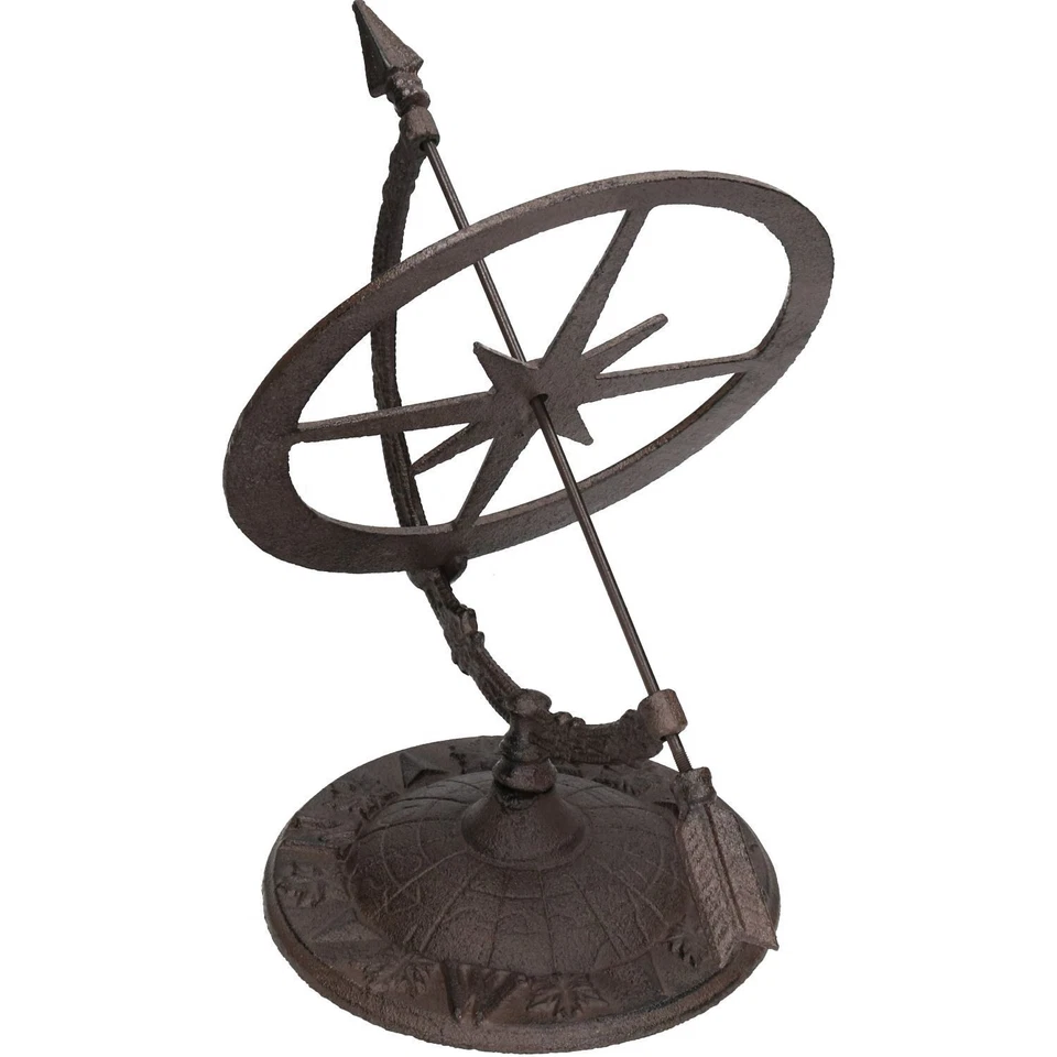 Armillary Reloj de Sol Ornamento Hierro Fundido Jardín Característica... - Imagen 3 de 3
