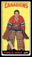 1964-65 Topps Charlie Hodge #17 EX Montreal Canadiens