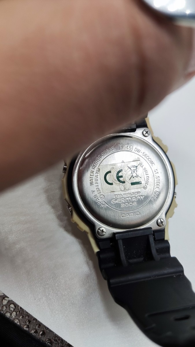 Casio G-Shock DW-5600WC Official FIFA Germany World Cup Watch 2006
