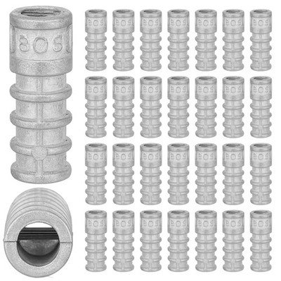 28 PCS 3/8 x 13/4 Inch Zinc Alloy Lag Shield Anchors Concrete Cinder Block