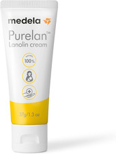 Purelan Lanolin Nipple Cream, Fast Relief for Sore Nipples and Dry Skin, Made wi