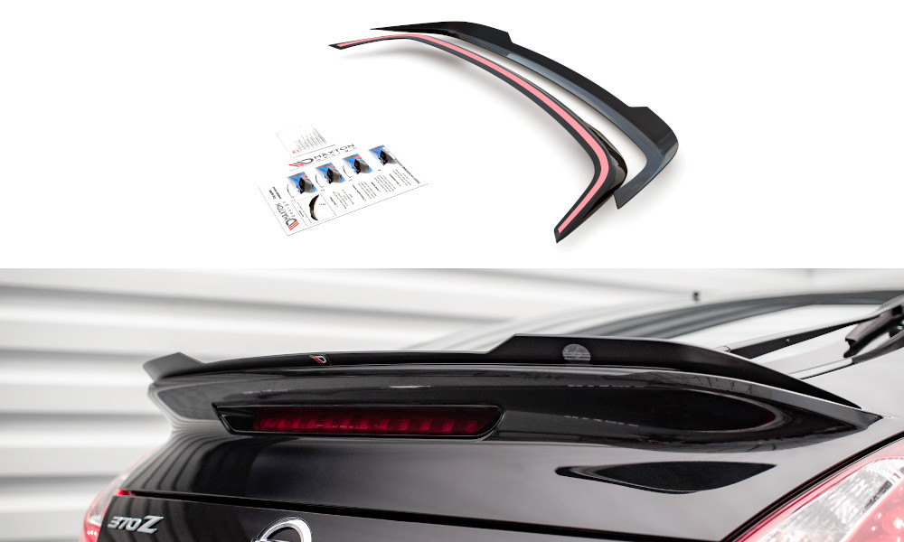 Spoiler Cap Maxton Premium pour Nissan 370Z Nismo Facelift Finition Gloss
