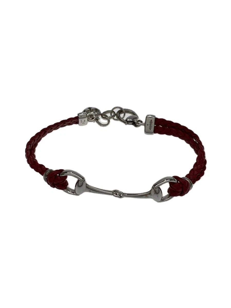 Gucci Horse Bit Bracciale Sv925 Rosso Donna 2721