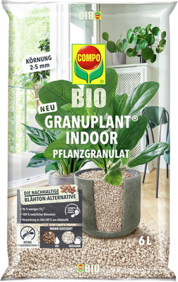 COMPO BIO GRANUPLANT Indoor Pflanzengranulat - 100% Natürliches Pflanzengranulat