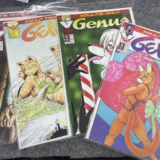GENUS 5 ISSUE LOT FURRY STORIES & PINUPS FROM VENUS COMICS RARE
