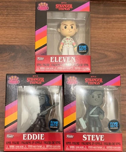 Funko Mystery Minis Stranger Things EDDIE MUNSON / STEVE / ELEVEN Set of 3