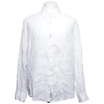 Hawes & Curtis, Hemd, Größe: L, model: weekend collection, Weiß, Leinen #sVt