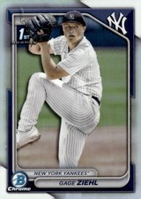 2024 Bowman Draft #BDC-10 Gage Ziehl Chrome Refractor