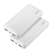 2 Pack Portable Charger PD 22.5W Power Bank 20000mAh Travel Battery