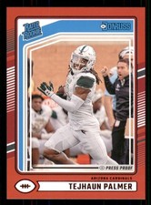 Tejhaun Palmer 2024 Donruss #384 Press Proof Red RC Arizona Cardinals