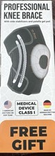 DR. BRACE ELITE Knee Brace With Side Stabilizers  Patella Gel Pads XL