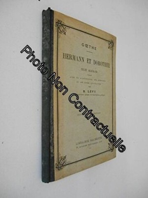 Hermann und Dorothea deutscher Text / Goethe / Levy / Ref31424 | Sehr guter Zustand