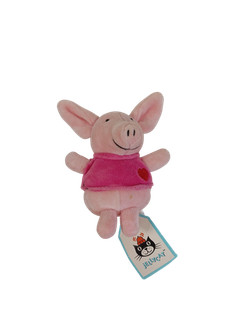 Jellycat London Roly Poly Piggy Plush Soft Toy Small 10 cm Pink with Tag Vintage