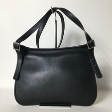 2509 256 Excellent Condition Coach Old Shoulder Bag Leather Black
