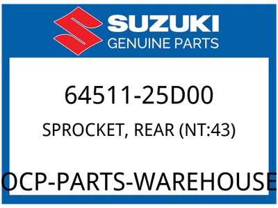 SPROCKET, REAR (NT:43-520)