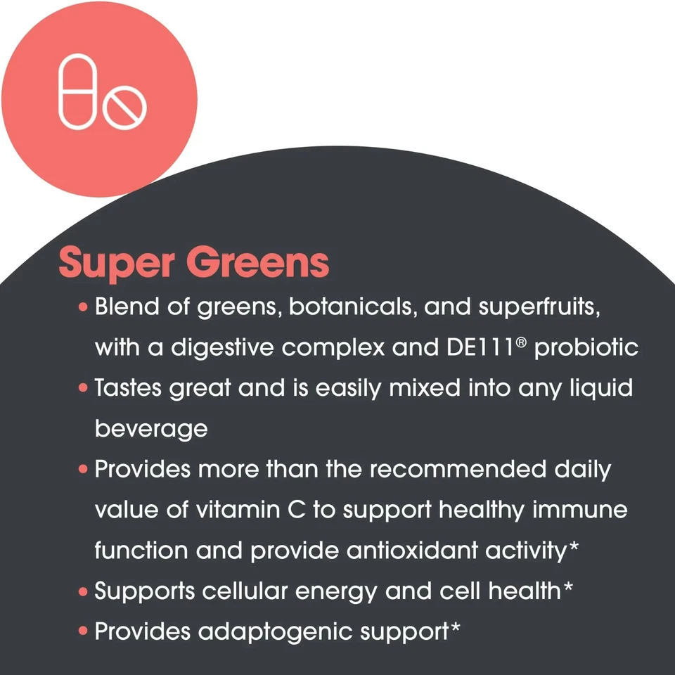 Pó Allergy Research Group Super Greens 8,45 oz - Imagem 3 de 3