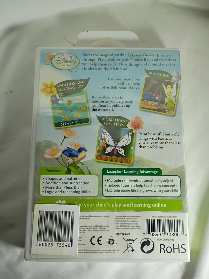 LeapFrog Leapster / Leapster 2 Disney Fairies Learning Game Cartridge - Image 3 of 4