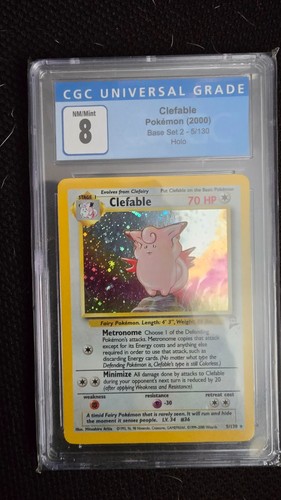 Clefable graded CGC 8 for sale on eBay