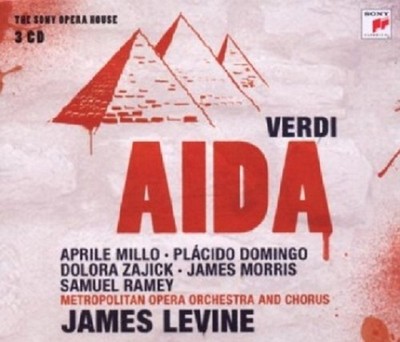 JAMES LEVINE/METROPOLITAN OPERA ORCHESTRA -VERDI-AIDA-SONY OPERA HOUSE 3 CD NEU