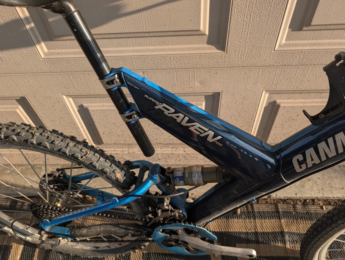 Cannondale Super V Raven blue carbon fiber magnesium skeleton | eBay