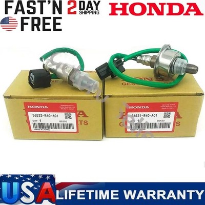 OEM 2PCS OXYGEN O2 SENSOR UPSTREAM & DOWNSTREAM FOR 2007-2011 HONDA CR-V 2.4L US
