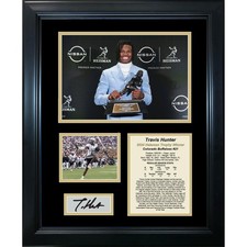 Framed Travis Hunter Colorado Buffaloes 2024 Heisman Trophy Winner Facsimile ...