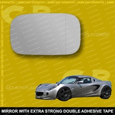 For Lotus Elise wing mirror glass 96-06 Right Driver side with Wide Angle
