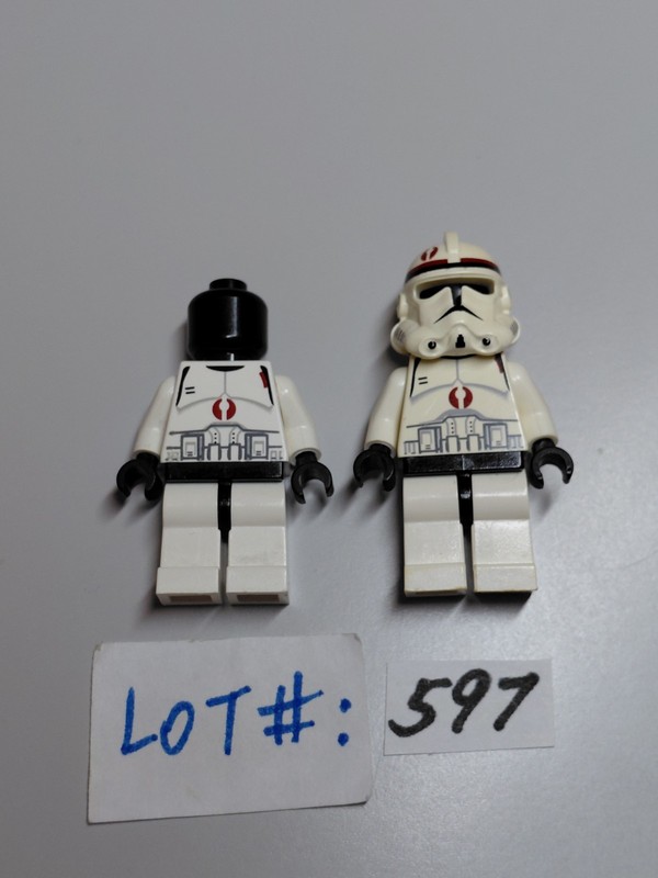 LEGO Star Wars Lot of 2: Clone Trooper Reconnaissance MINIFIG Lot#597