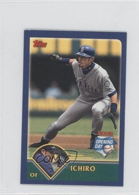 2003 Topps Opening Day Get a Hit Sweepstakes Ichiro Suzuki Ichiro HOF 04br