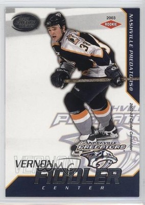 2002-03 Pacific Calder Silver 56/299 Vernon Fiddler #128 Rookie RC 1o3