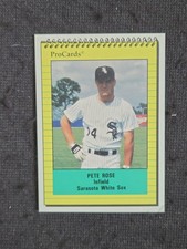 1991 Pro Cards baseball card #1120 Pete Rose  ( VG to EX )
