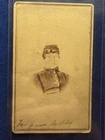 Civil War CDV Photo James Buckley 126th Illinois Monroe Iowa Backmark Died AR