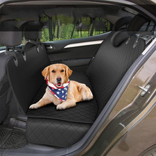 Waterproof Dog Back Seat Cover Hammock Scratchproof Nonslip Fur for Cars & SUVs
