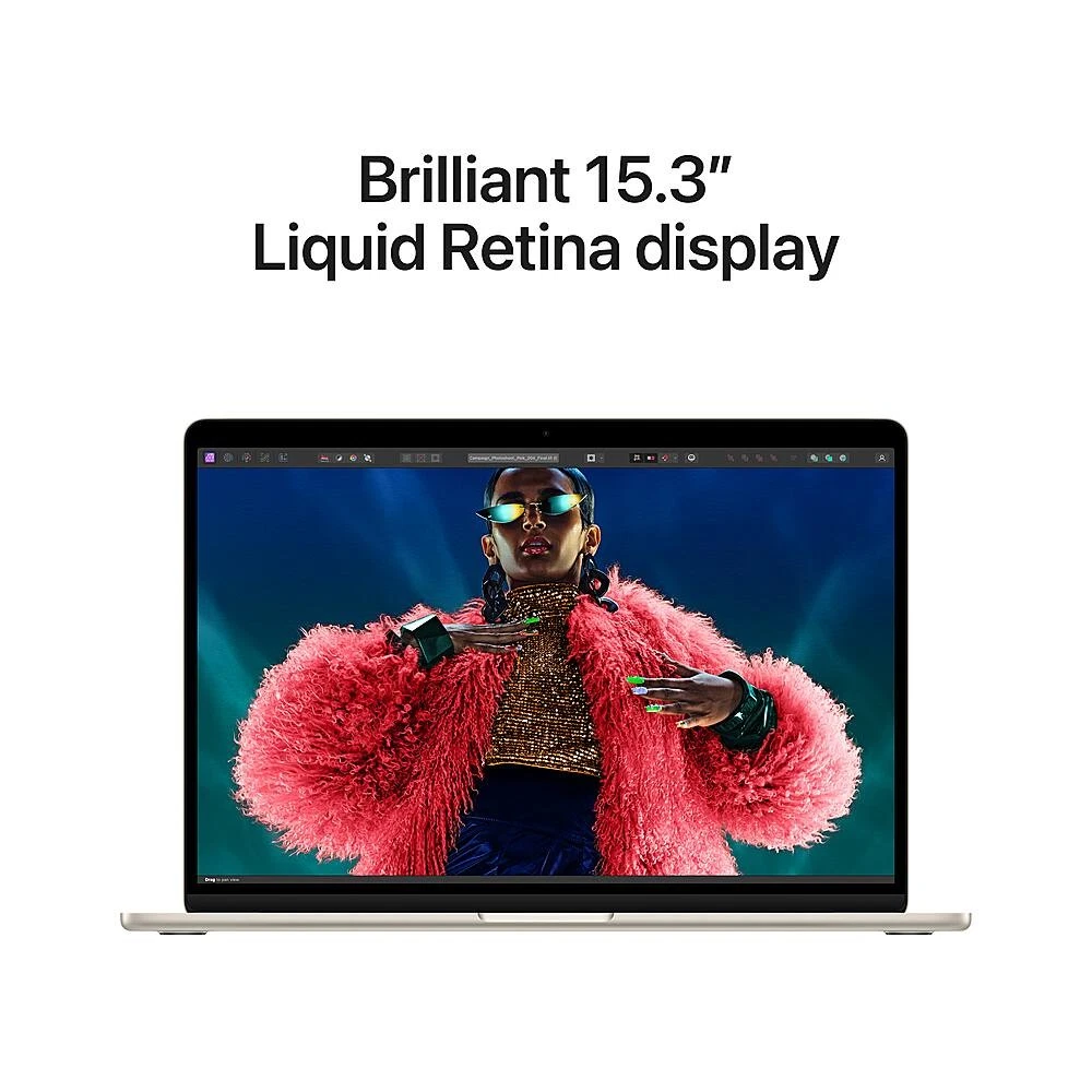 Apple - Geek Squad Certified Refurbished MacBook Air 15-inch Laptop - M3 chip...