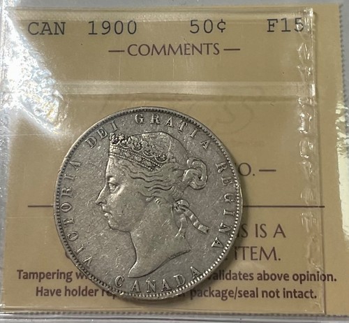 CANADA CINQUANTE CENTS VICTOR 1900