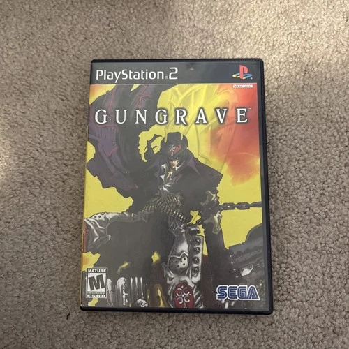 Gungrave (Sony PlayStation 2, 2002) PS2 Black Label CIB