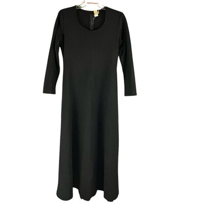 Vintage Beeline Fashions Dress  Union Made Black Size 12 Whimsy Goth