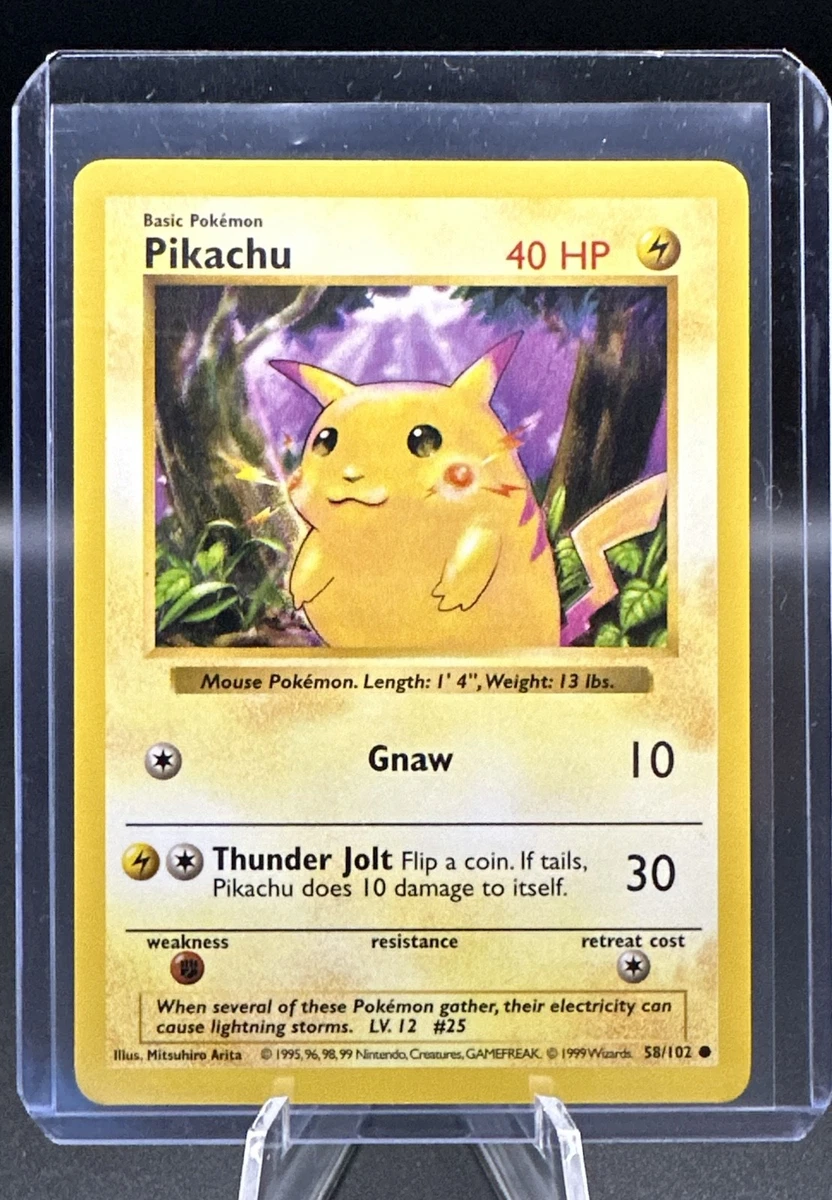 Pokémon Pikachu Base Set Cards for sale | eBay