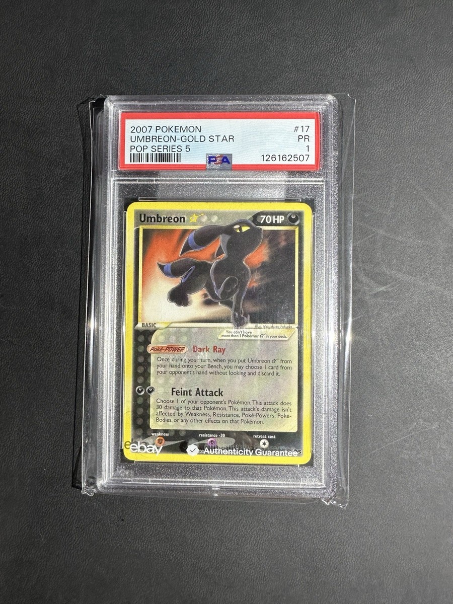 2007 POKEMON UMBREON-GOLD STAR 17/17 POP SERIES 5 PSA 1 POP 52 | eBay