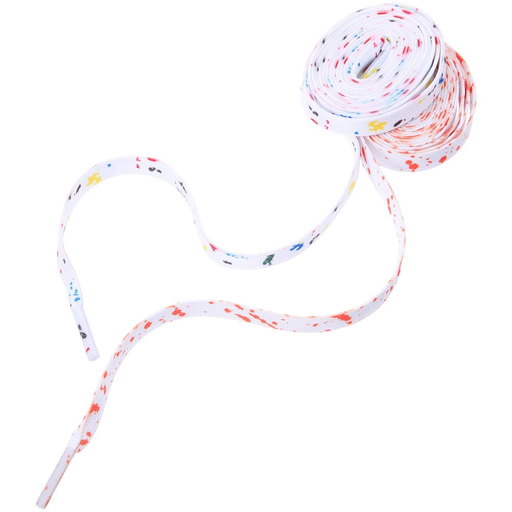 APL 2 paia di lacci ink splash scarpe da ginnastica donna bambino