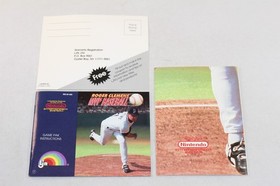 Roger Clemens' MVP Baseball NES Complete CIB NEAR MINT w/ RARE POSTER & REG!