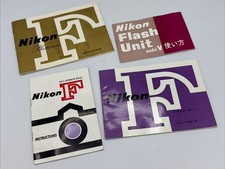 Original Nikon F Photomic Instruction Users Manual - Authentic 1960's